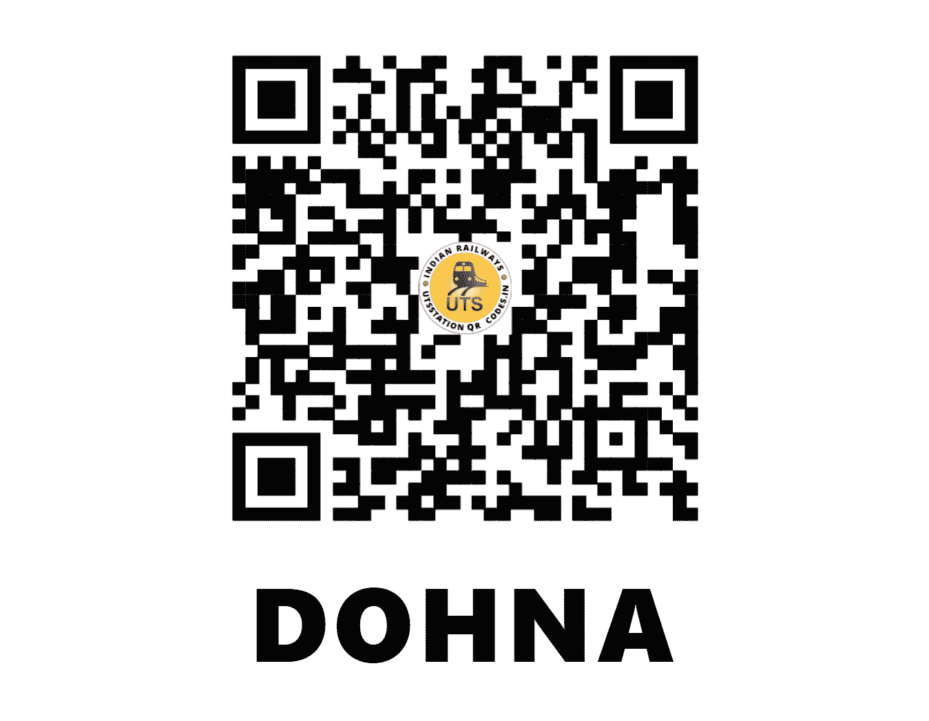 UTS QR Code for DOHNA - DOX (NE - UTTAR PRADESH)